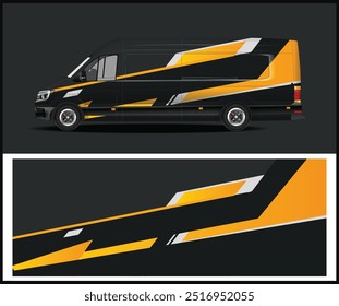 Racing car wrap design vector vehicle