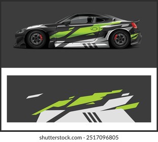 racing car wrap design  vector  sport  graphics