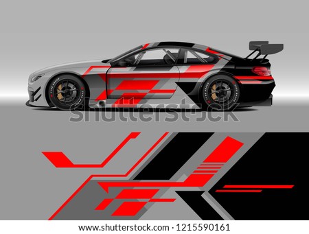 download vector sticker car Racing Vector Graphic Vector Wrap Stock Design Car