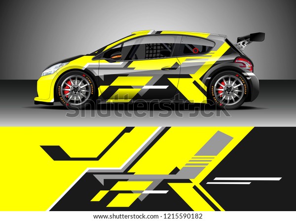 Verbazingwekkend Racing Car Wrap Design Vector Graphic Stock Vector (Royalty Free BC-26