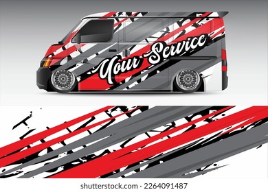 racing car wrap design for vehicle vinyl stickers and grunge motif sticker livery