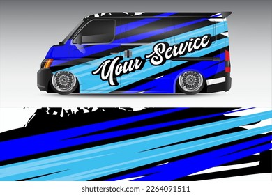 racing car wrap design for vehicle vinyl stickers and grunge motif sticker livery