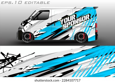  racing car wrap design for vehicle vinyl stickers and automotive company sticker livery