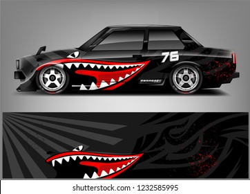 Racing Car Wrap Livery Design.