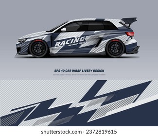 Racing Car Wrap Livery Design