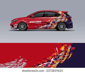 Racing Car Wrap Livery Design