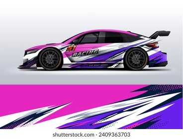 Racing Car wrap livery design