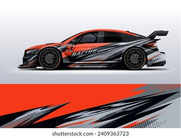 Racing Car wrap livery design