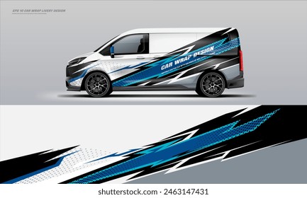 Racing Car Wrap Livery Design vector file eps 10 print ready file