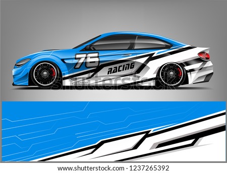 Racing Car Wrap Livery Design