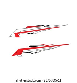 racing car wrapping background vector. sports car stickers
