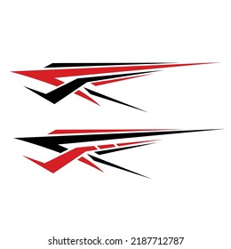 racing car wrapping background vector. sports car stickers
