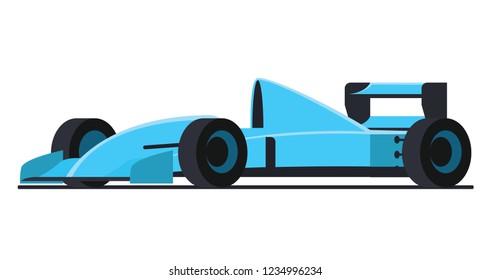 racing car,Flat Vector Illustration 