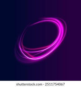 Racing cars dynamic flash effects city road with long exposure night ligh. Laser beams luminous abstract sparkling isolated on a transparent background.