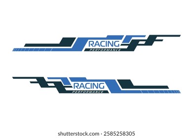 Racing cars and race vehicles stripes for design and decor EPS 10