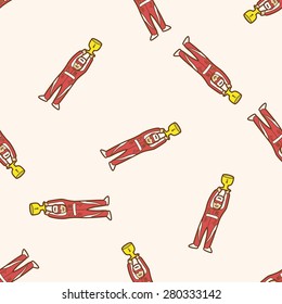 racing champion , cartoon seamless pattern background