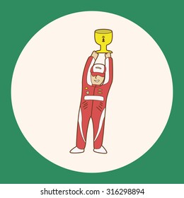 racing champion theme elements vector,eps