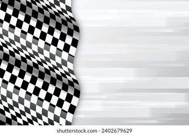 racing checkered flag background art vector