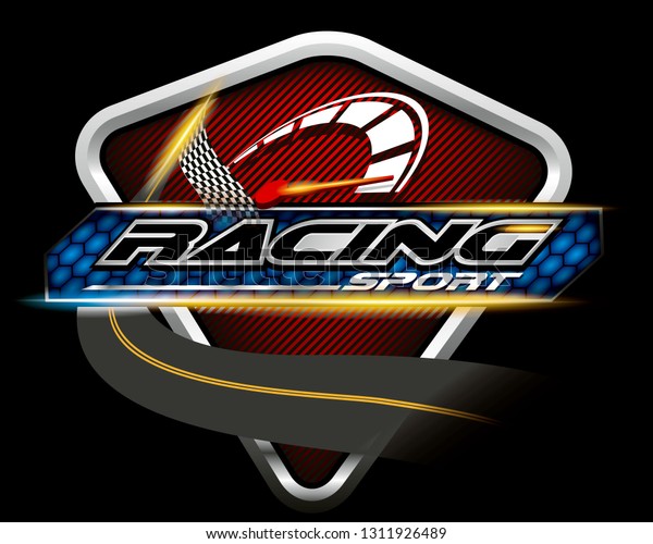 Racing Concept Design Vector Stock Vector (Royalty Free) 1311926489 ...