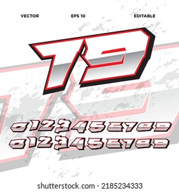Racing-Aufkleber und Sticker-Designvorlagen