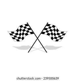 Racing design over white background.