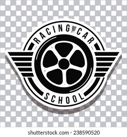Racing design over white background,vector illustration.