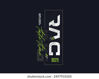 racing, design t-shirt streetwear clothing, vector typography, perfect for modern apparel