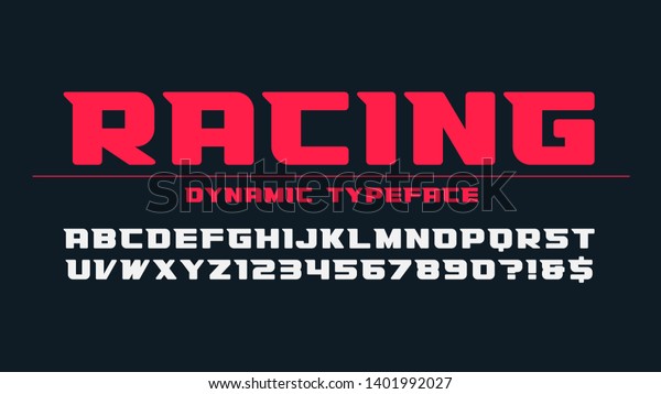 free racing bubble fonts