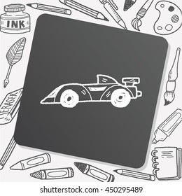 racing doodle