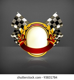 Racing emblem, 10eps