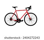 Racing f bicycle Vector. Perfect activities for elderly people.beautiful mountains bicycle Vector AI Cheerful active senior couple with bicycle in public park together having fun lifestyle.