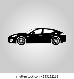Racing fastback car