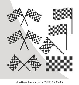 Racing Flag Eps, Bundle Eps, Finish Flags Eps, Topper, Monogram, Silhouette, Checkered Flag Eps, Racing ClipArt, Cricut file