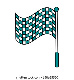 racing flag flat illustration