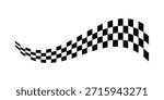 Racing flag grunge design of vector car race sport, auto rally and motocross.