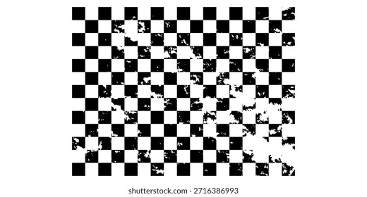 Diseño grunge de la bandera de carreras de coches de Vector, deportes, rally de coches y motocross. eps10