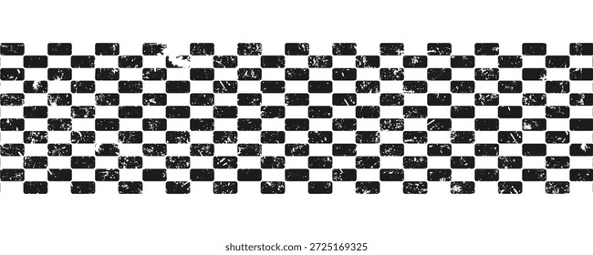 Racing flag grunge design of vector car race sport, auto rally and motocross,ilustrasion.