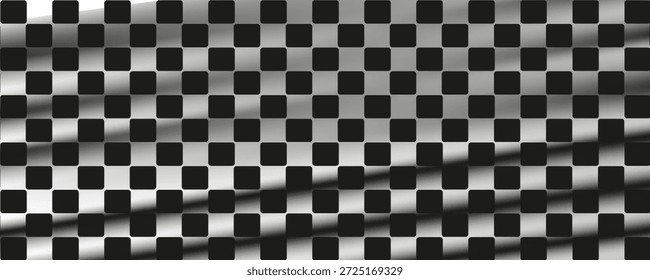 Diseño grunge de la bandera de carreras de coches de Vector, rally automático y motocross