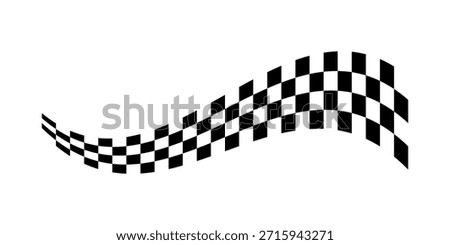 Racing flag grunge design of vector car race sport, auto rally and motocross.