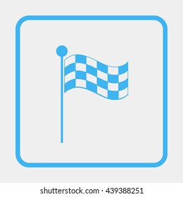 Racing flag icon.