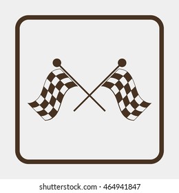 Racing flag icon.