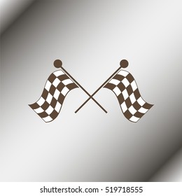 Racing flag icon.