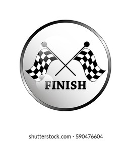Racing flag icon.