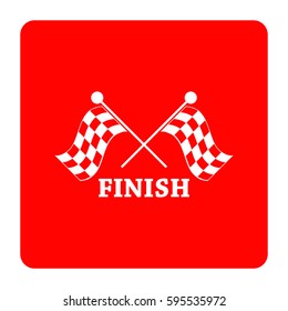 Racing flag icon.