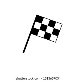 racing flag icon/ finish flag