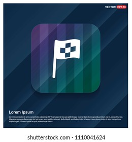Racing Flag Icon - Free vector icon