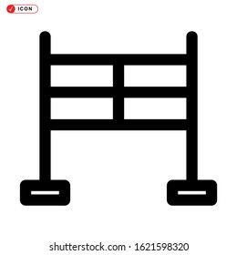racing flag icon isolated sign symbol vector illustration - high quality black style vector icons
