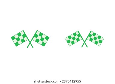 Racing flag icon set. race flag icon.Checkered racing flag icon
