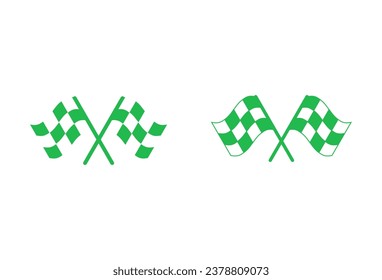 Racing flag icon set. race flag icon.Checkered racing flag icon