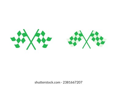 Racing flag icon set. race flag icon.Checkered racing flag icon
